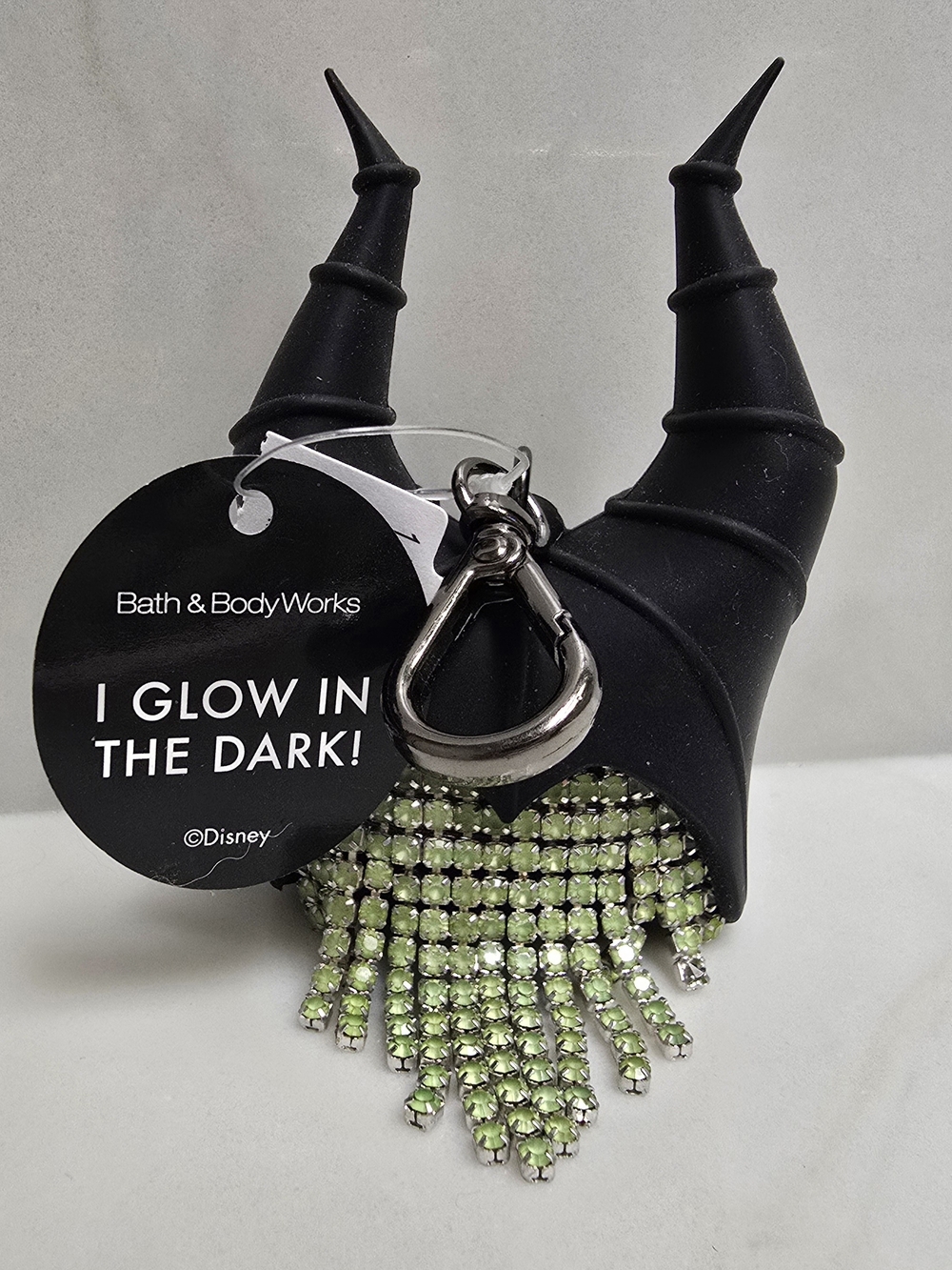 Bath & Body Works Disney Maleficent Horn Rhinestone Pocketback Sanitizer Holder